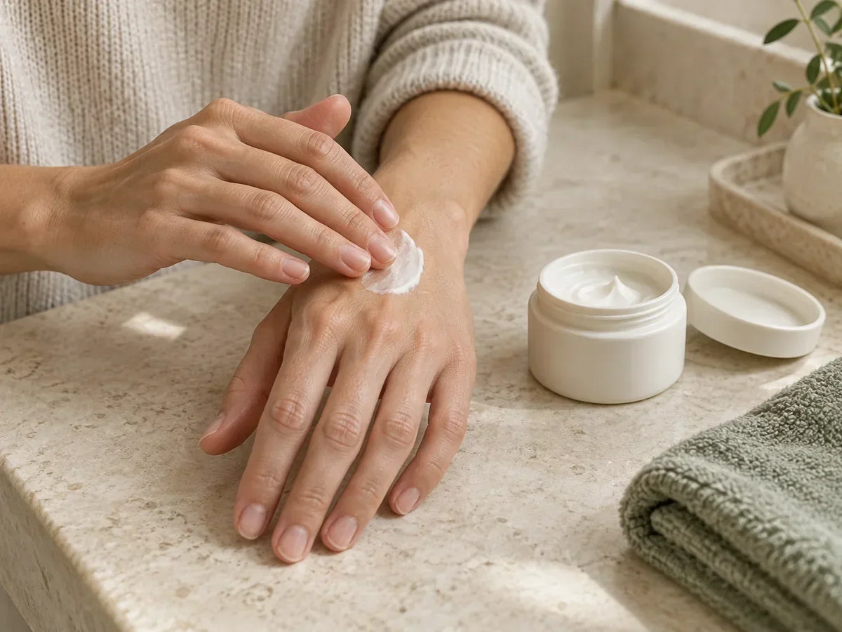 A simple autumn skin care routine for skin that feels dry