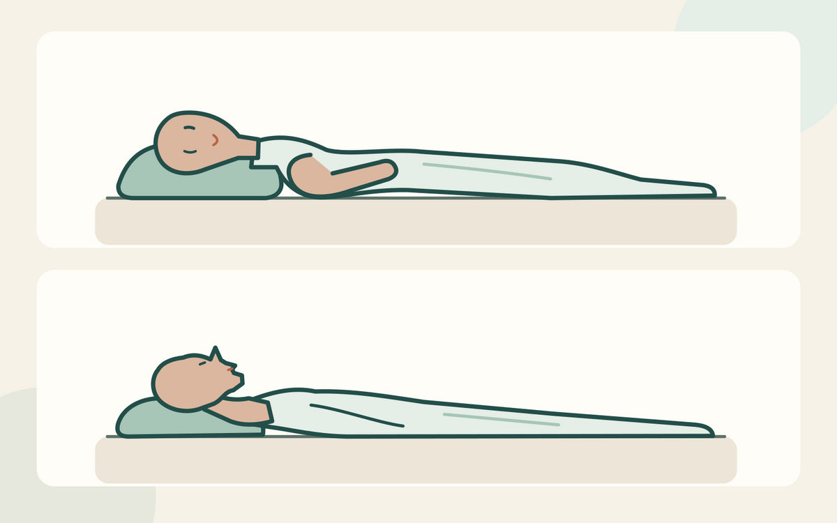Finding a comfortable pillow height for your sleep position